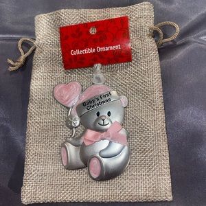 ❤️‍🔥4/$25! 
Baby’s First Christmas collectible ornament